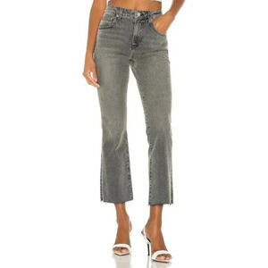 TRAVE Colette Mid Rise Kick Flare Jeans in a Touch of Grey. Sz: 32